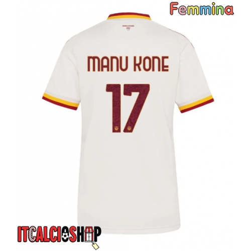 AS Roma Manu Kone #17 Seconda Maglia Femmina 2026-27 Manica Corta